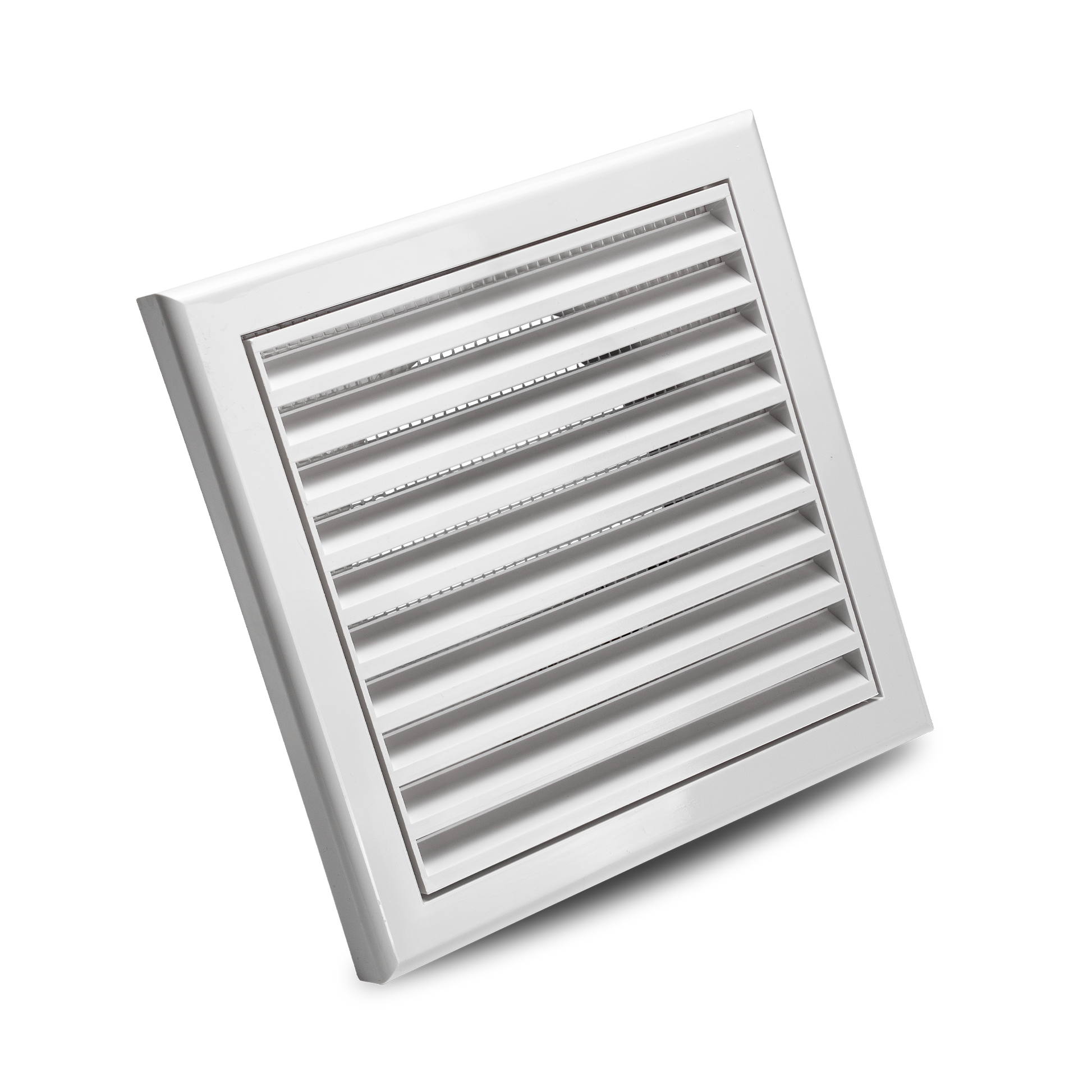 Devola 100mm Fixed Grill, White - DVFG100W
