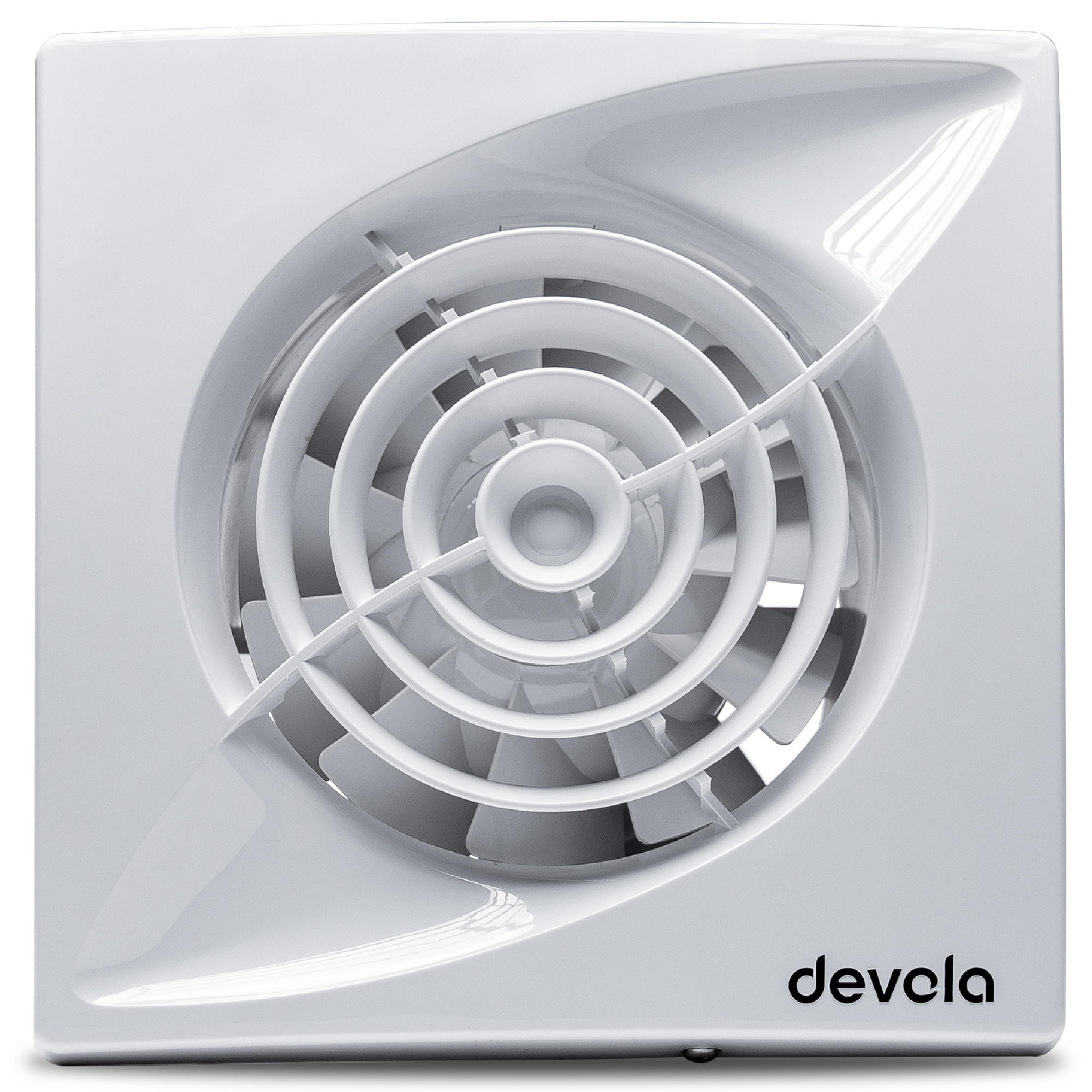 Devola 100mm Quiet Mixed Flow Bathroom Extractor Fan - DVQF100
