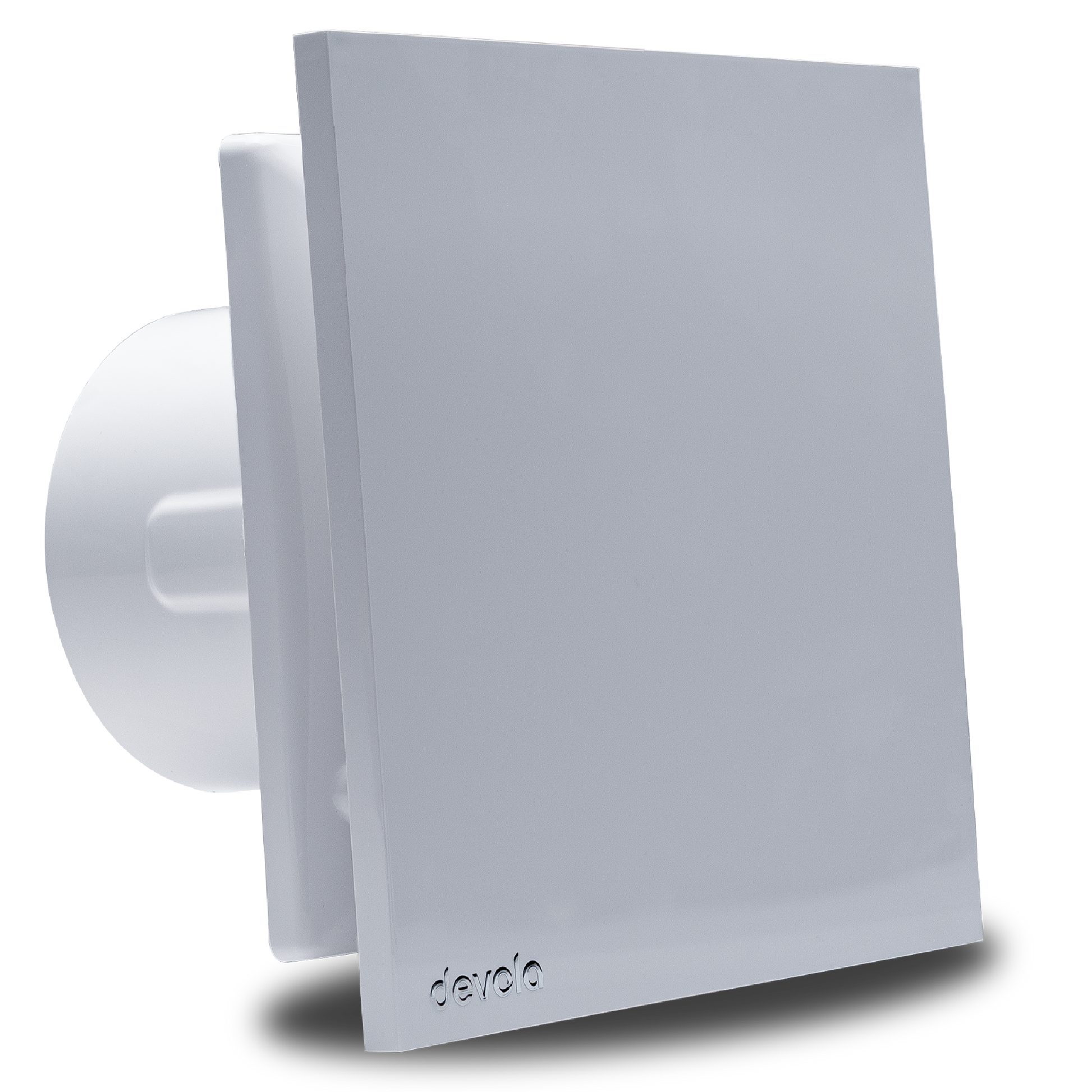 Devola 100mm Quiet Mixed Flow Tile Bathroom Extractor Fan with Timer - DVQTF100T