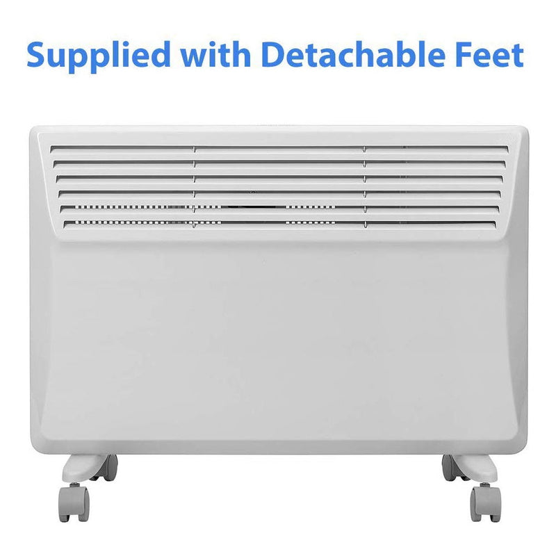 Devola-B 1500W Panel Heater with 7 Day Timer IP24 - White - DVS1500W, Image 2 of 6