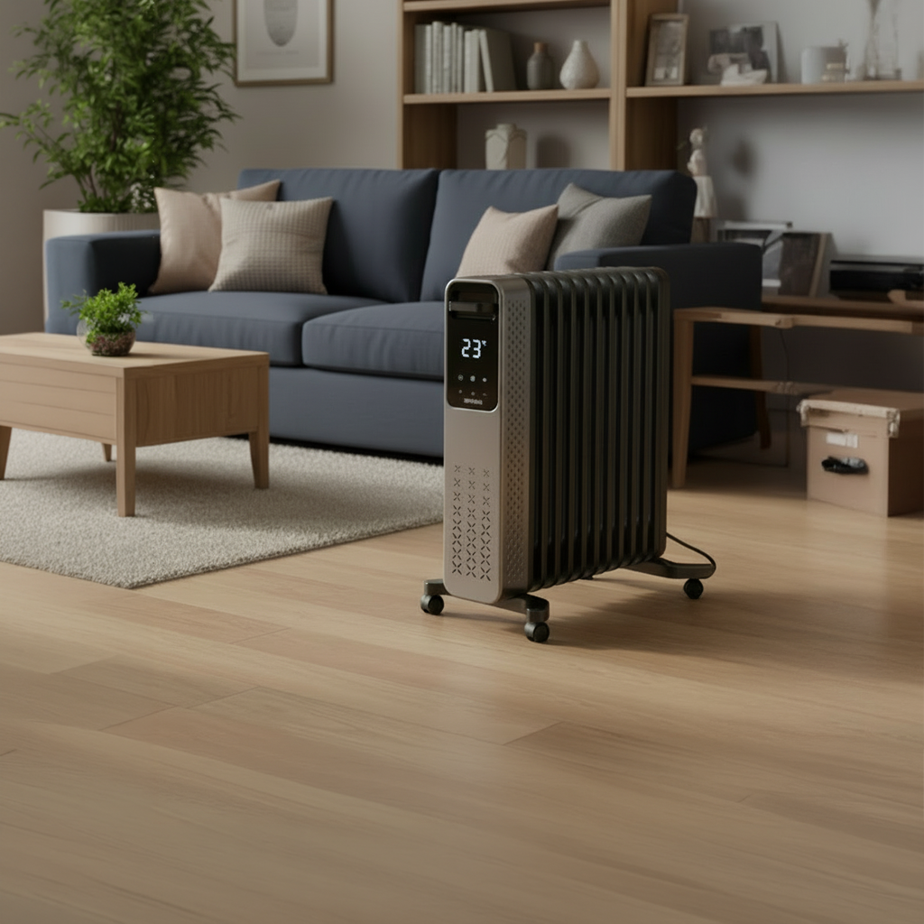 Runs silently - DVOFR2500B 2.5kw oil filled radiator review