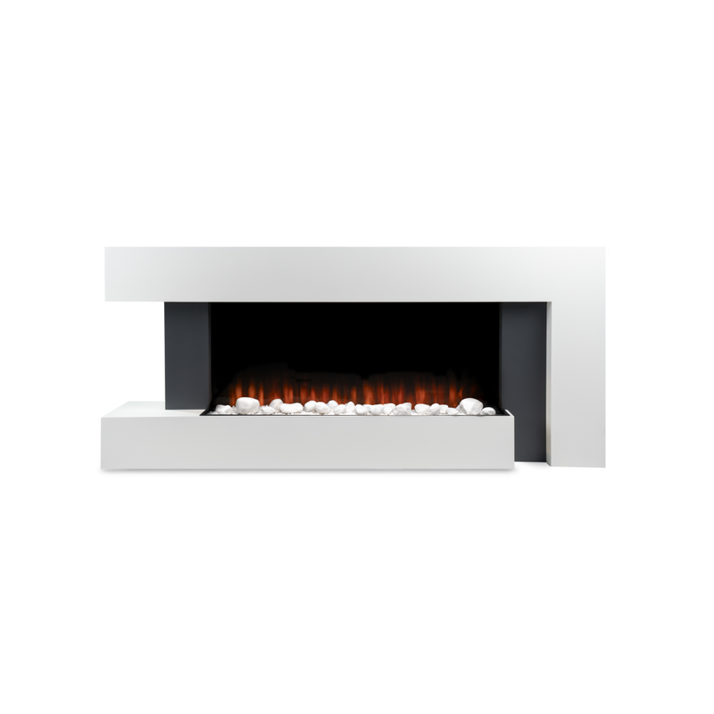 Devola Dorking 2kW Electric Fireplace Suite – DVWF202GW, Image 1 of 10