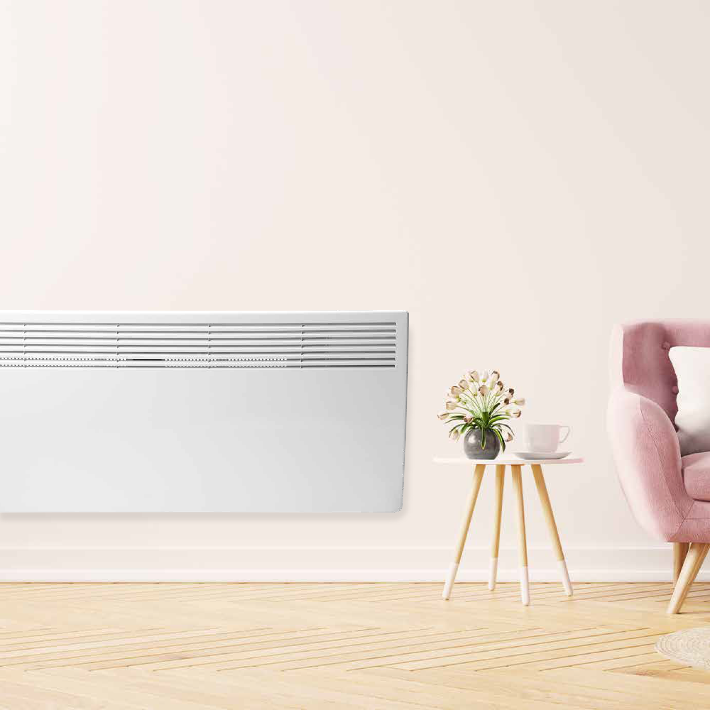 Devola-M 2400W Panel Heater with 7 Day Timer IP24 - White DVM2400W - DVNDM24