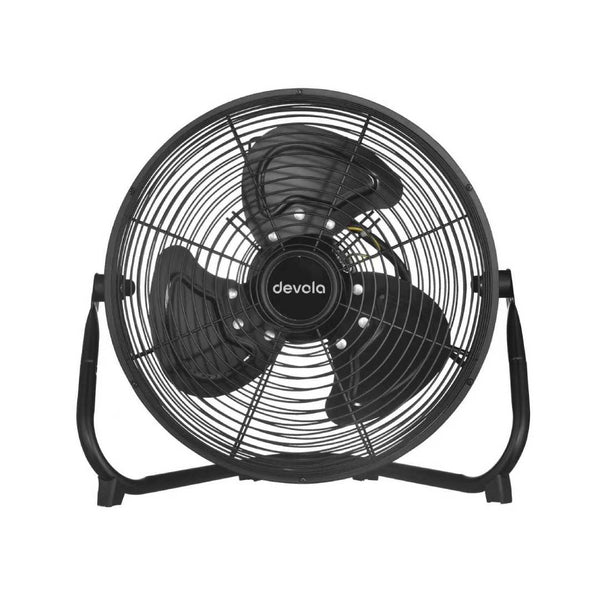 Devola 12 Inch Floor Fan Black - DV12FFB