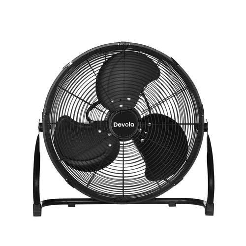 Devola Floor Fan 16 Black - DV16FFB