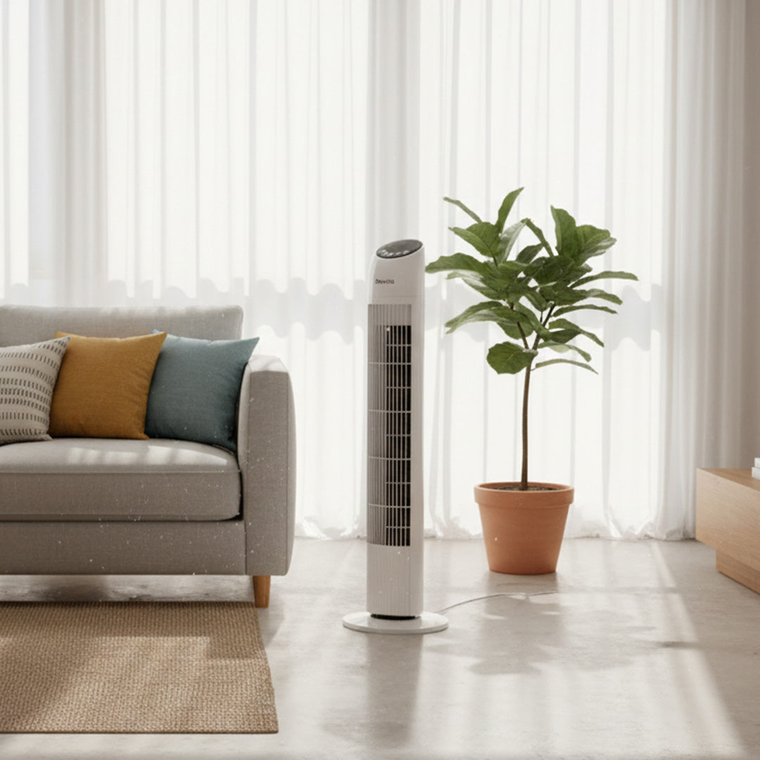 Devola Tower Fan White - DV33TFWH