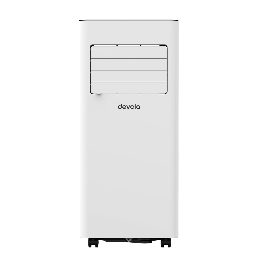 Devola Compact Portable Air Conditioner with Wi-Fi and 2x Window kits - 9,000BTU - Cooling & Heating - White - DVAC9KH