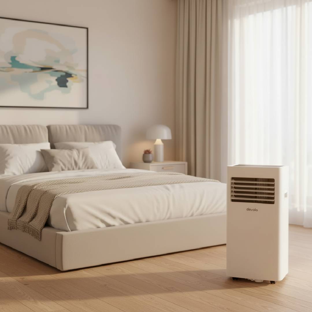 Devola Portable Air Conditioner with Wifi and Window Kit - 10000 BTU - Cooling Only- White - DVAC10CW