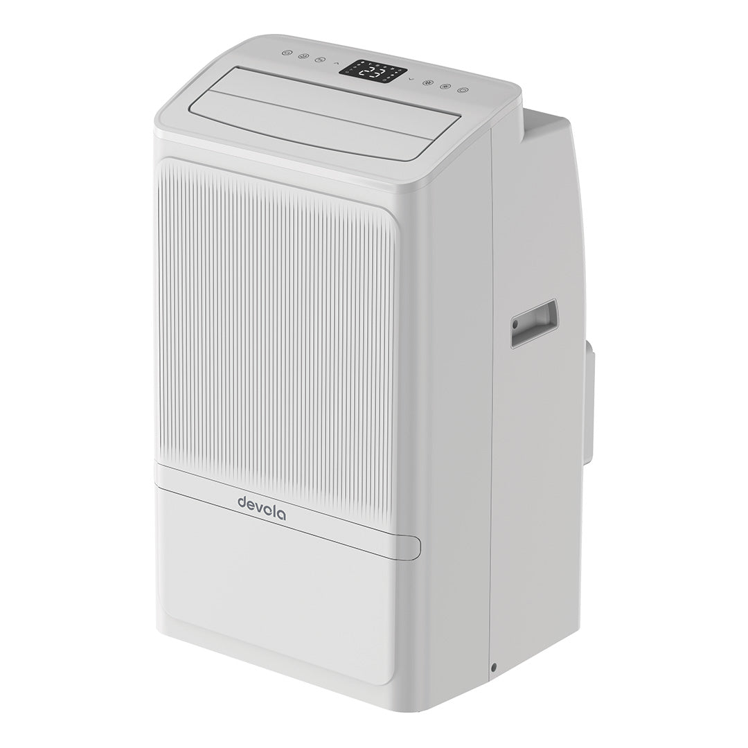 Devola Portable Air Conditioner with Wi-Fi, Window kit & Window Curtain - 14000 BTU - Cooling - White - DVAC14K
