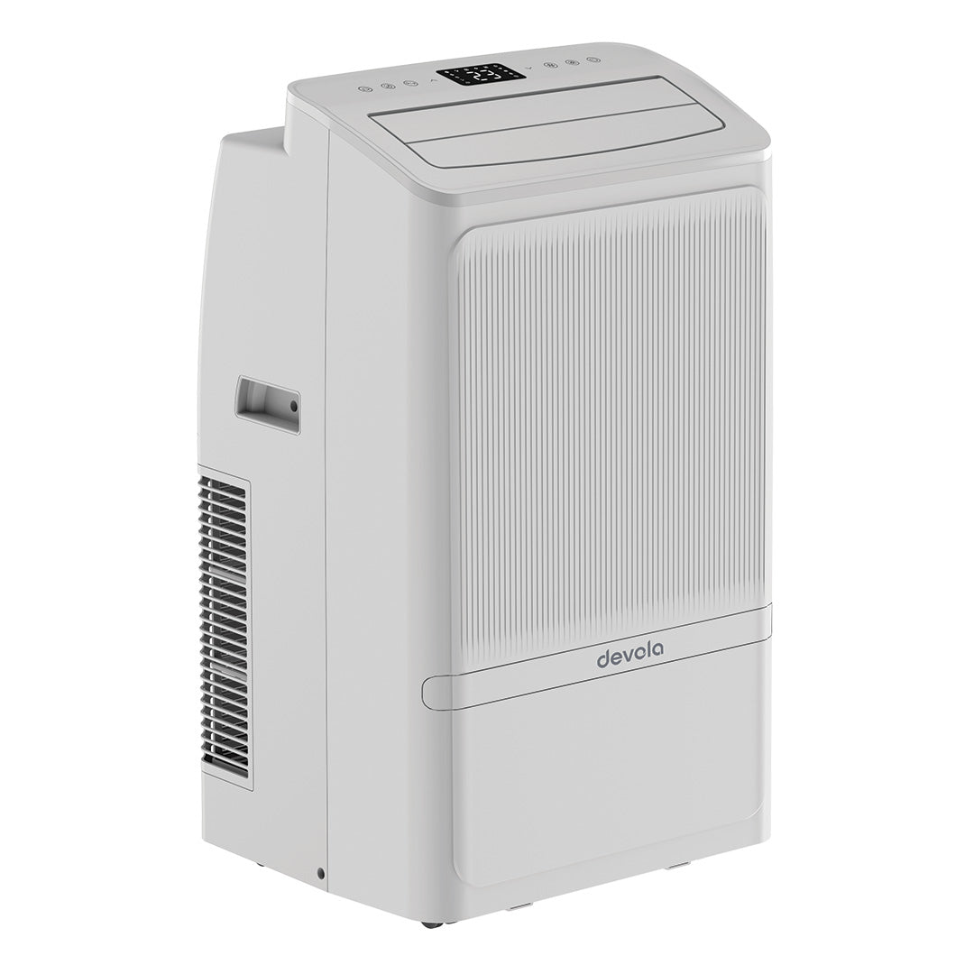 Devola Portable Air Conditioner with Wi-Fi, Window kit & Window Curtain - 14000 BTU - Cooling - White - DVAC14K