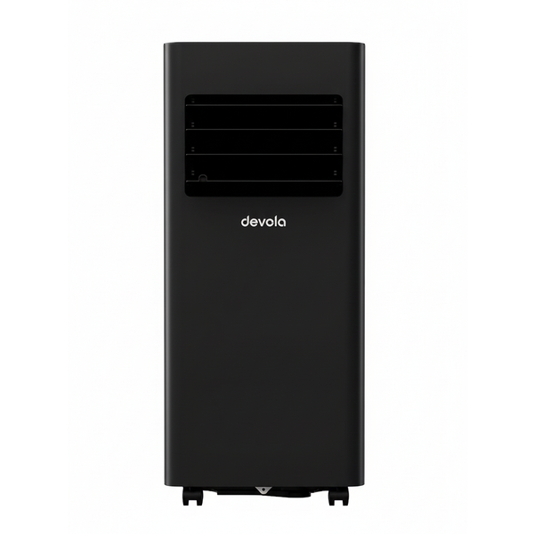 Devola Portable Air Conditioner with Wi-Fi and 2x Window kits - 9000 BTU - Cooling - Black - DVAC9KB