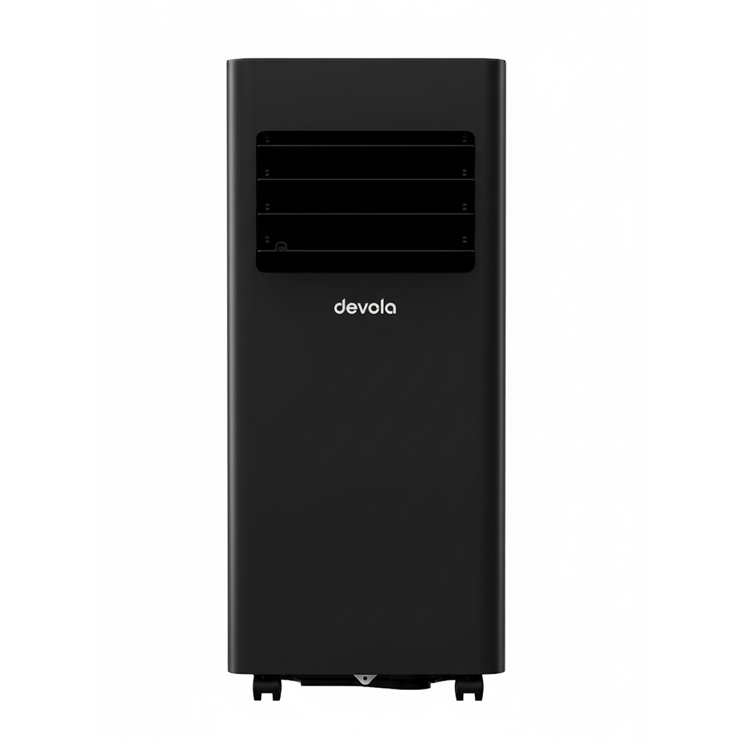 Devola Portable Air Conditioner with Wi-Fi and 2x Window kits - 9000 BTU - Cooling - Black - DVAC9KB