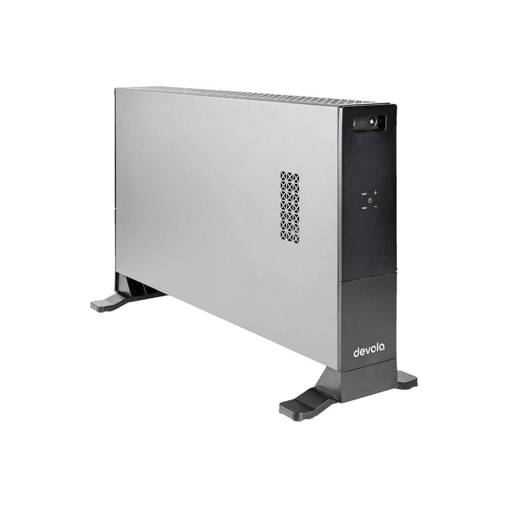 Devola 2000W Convector Heater, Grey - DVCH2BL