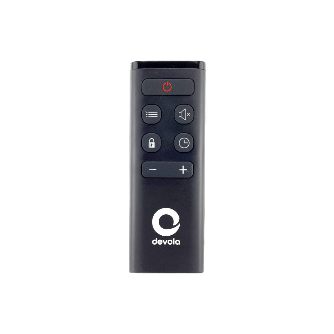 Devola Replacement DVCH Remote Control for Convector Heaters, Black