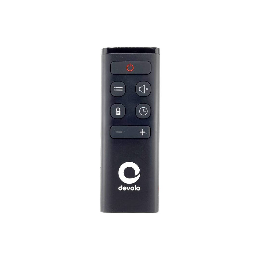 Devola Replacement DVCH Remote Control for Convector Heaters, Black