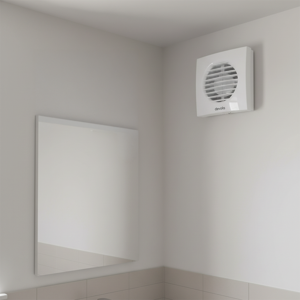 Devola 150mm Axial Bathroom Extractor Fan - DVF150