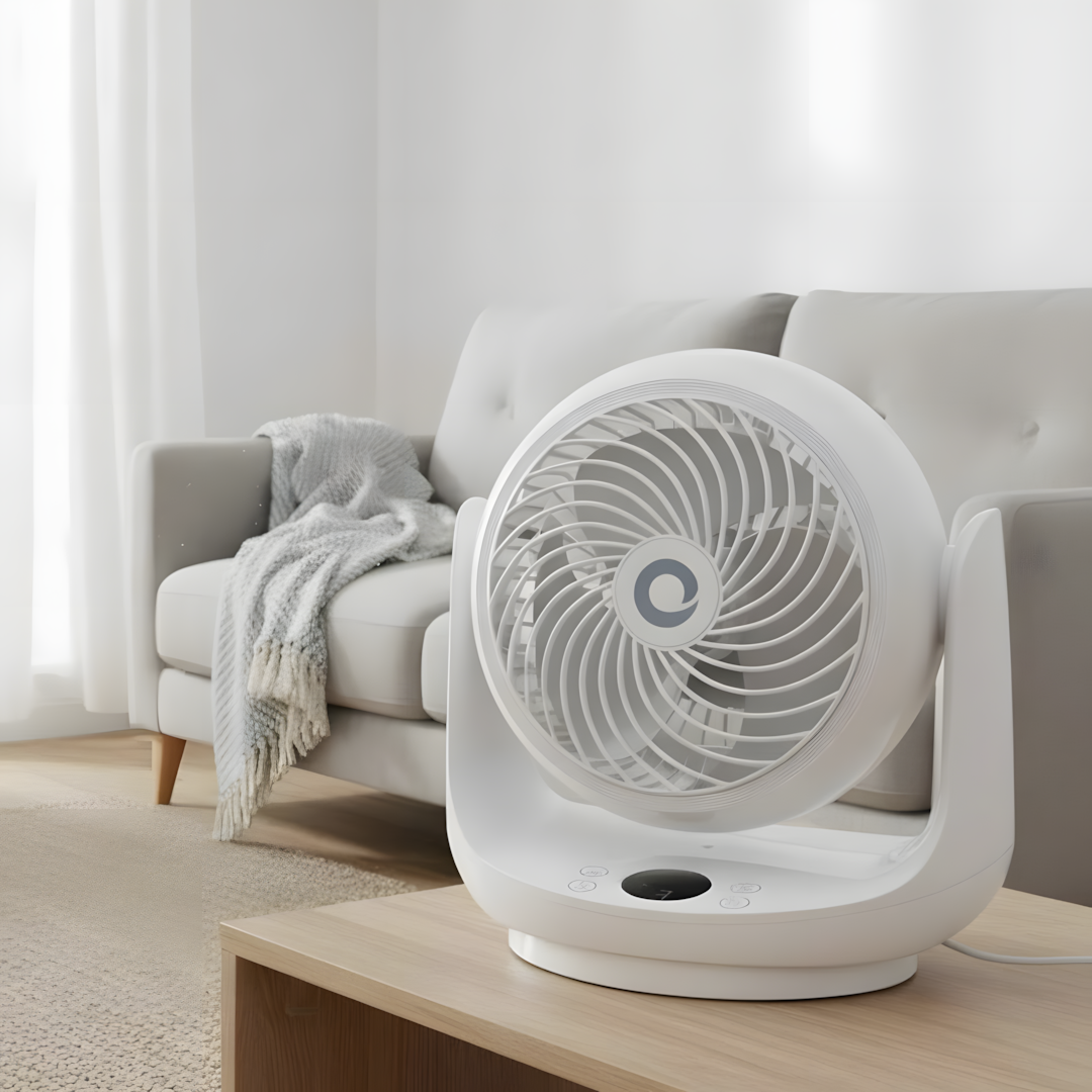 Devola Low Noise DC 9inch Air Circulator Fan White - DVF9DCFAN