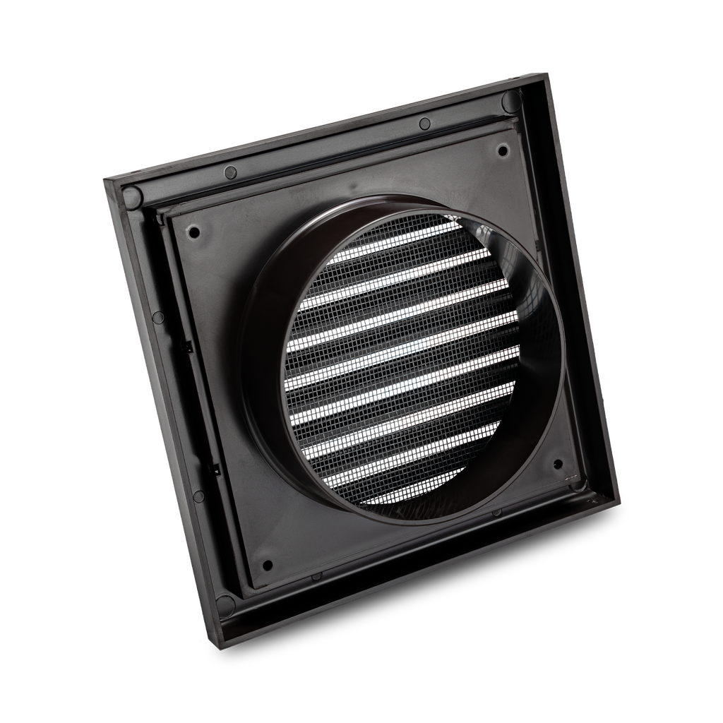 Devola 100mm Fixed Grill, Brown - DVFG100B