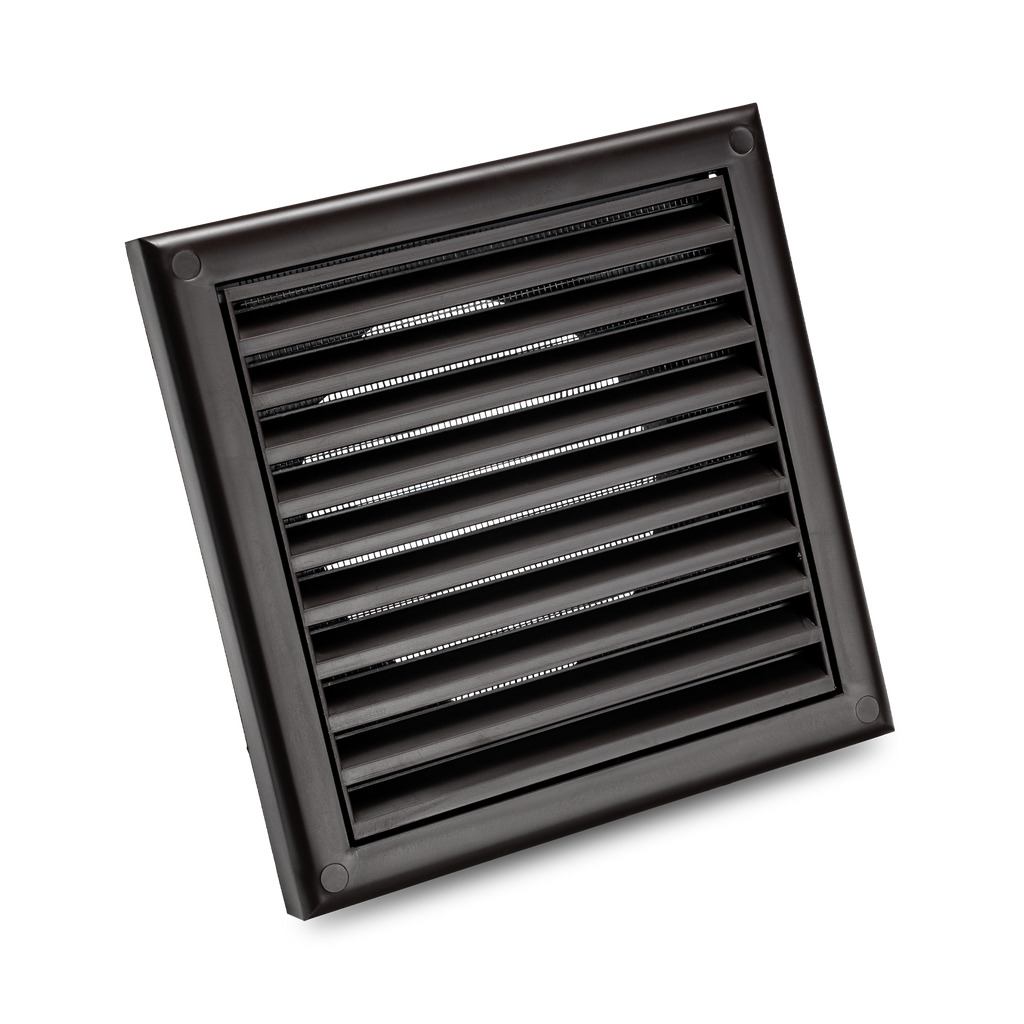 Devola 100mm Fixed Grill, Brown - DVFG100B