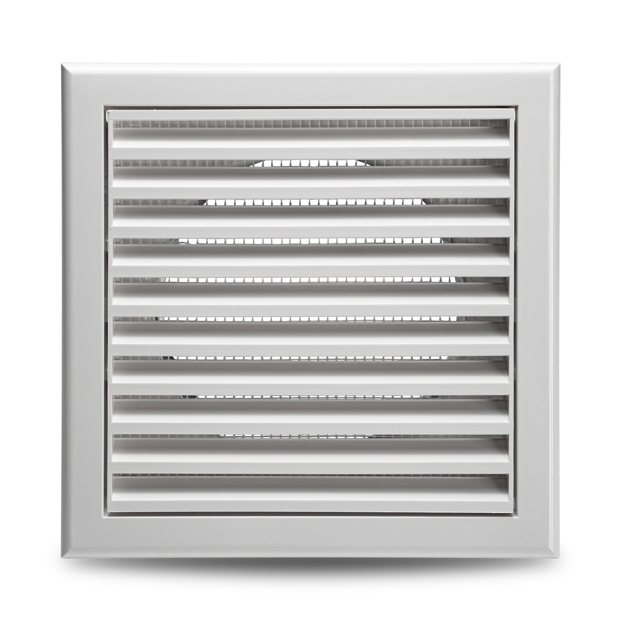 Devola 100mm Fixed Grill, White - DVFG100W