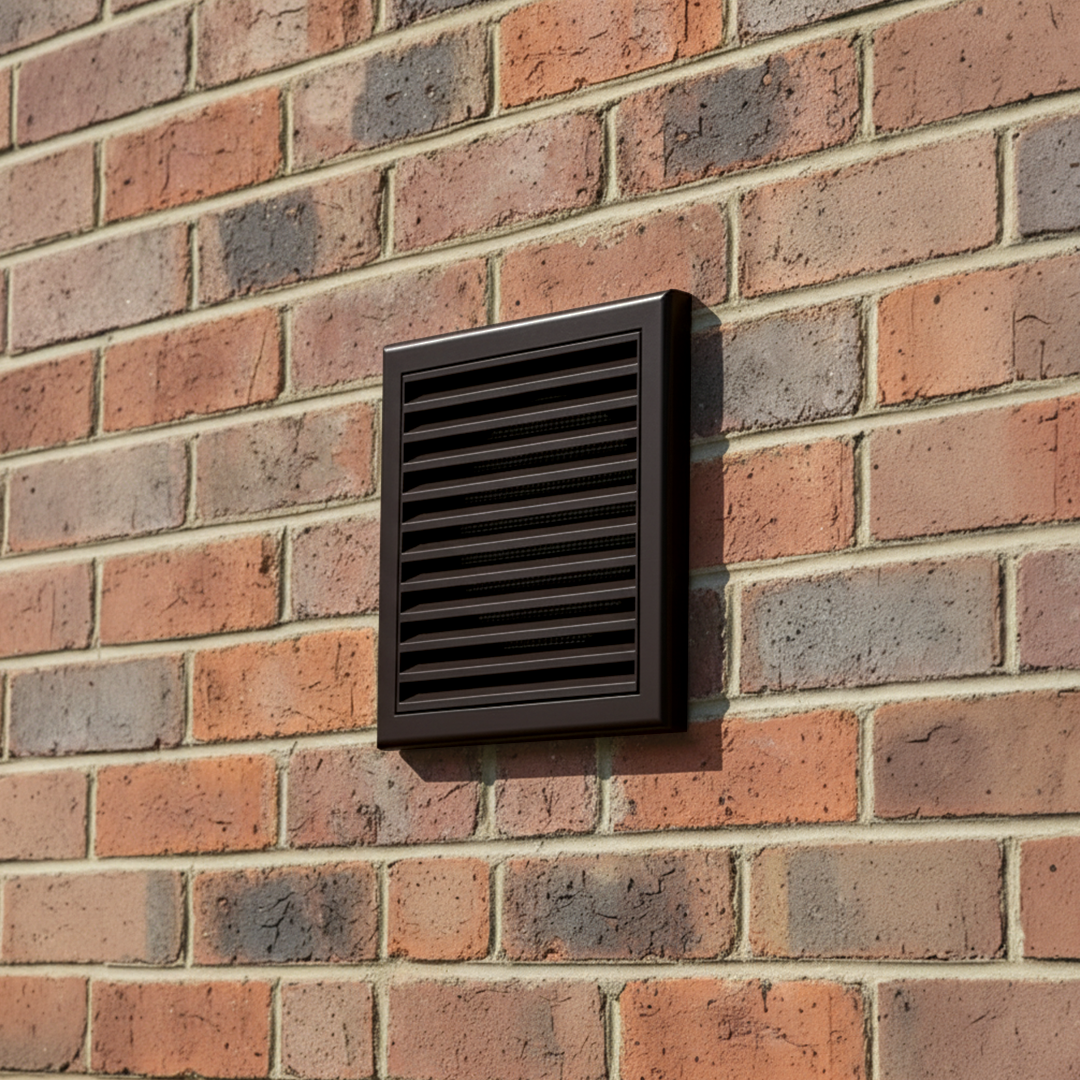 Devola 150mm Fixed Grill, Brown - DVFG150B