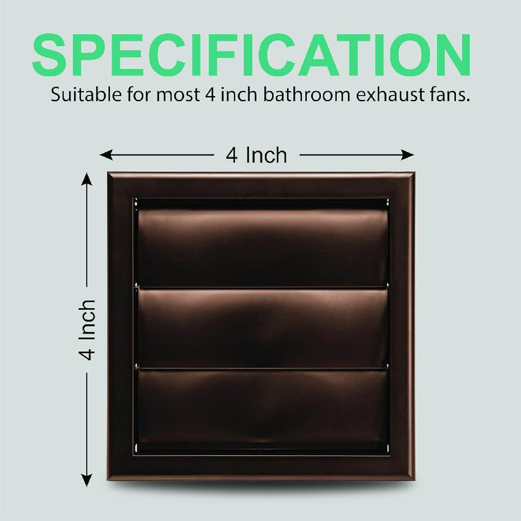 Devola 100mm Gravity Grill, Brown - DVGG100B