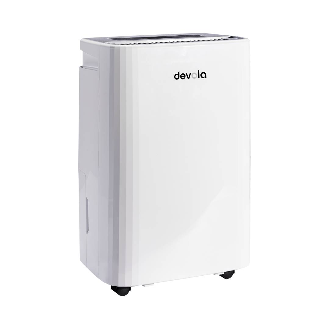 Devola 12L Platinum Compressor Dehumidifier with HEPA Filter, White - DVH12L