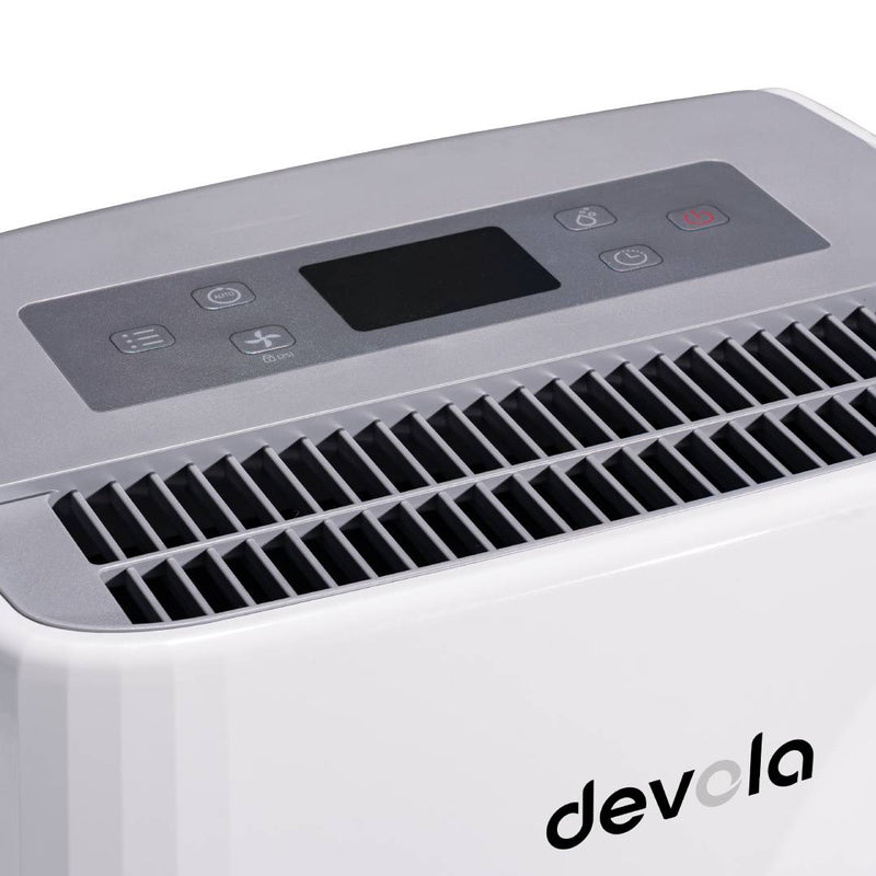 Devola 12L Platinum Compressor Dehumidifier with Hepa Filter, White - DVH12L, Image 7 of 13