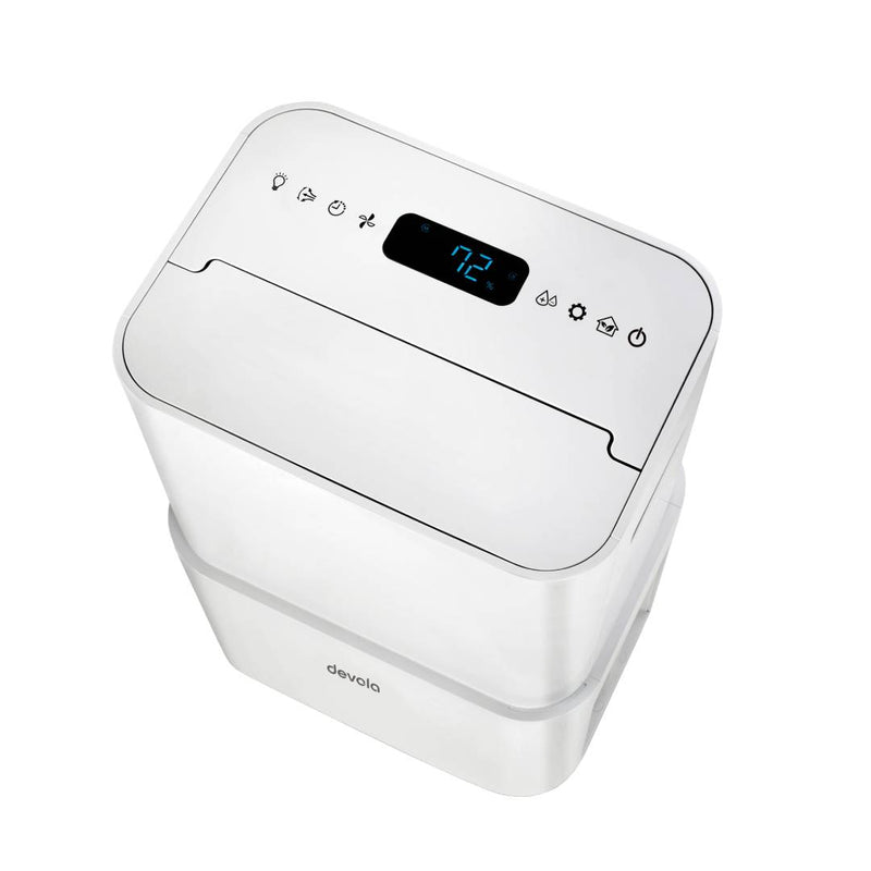 Devola 20L Platinum Hybrid Dehumidifier and Air Purifier White, with HEPA filter - DVHA20L, Image 10 of 13