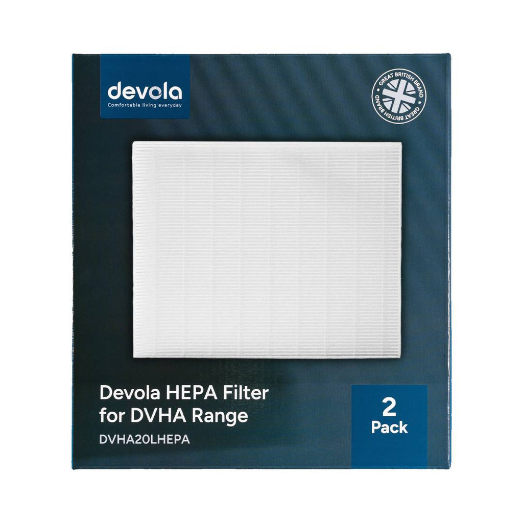 Devola H11 HEPA filter for DVHA Range (DVHA20L) , Pack of 2