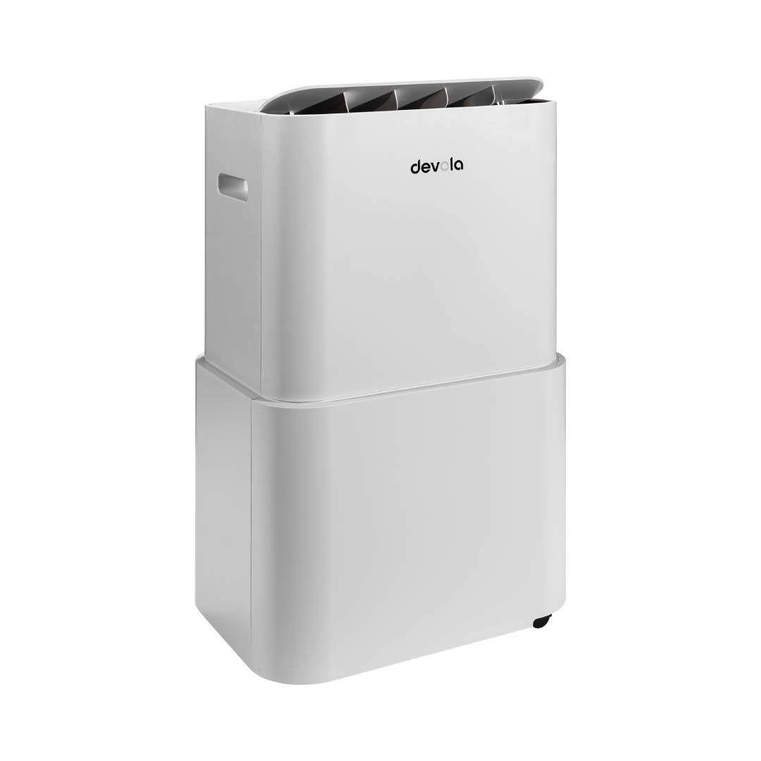 Platinum Hybrid Dehumidifier Air Purifier White HEPA filter DVHA20L