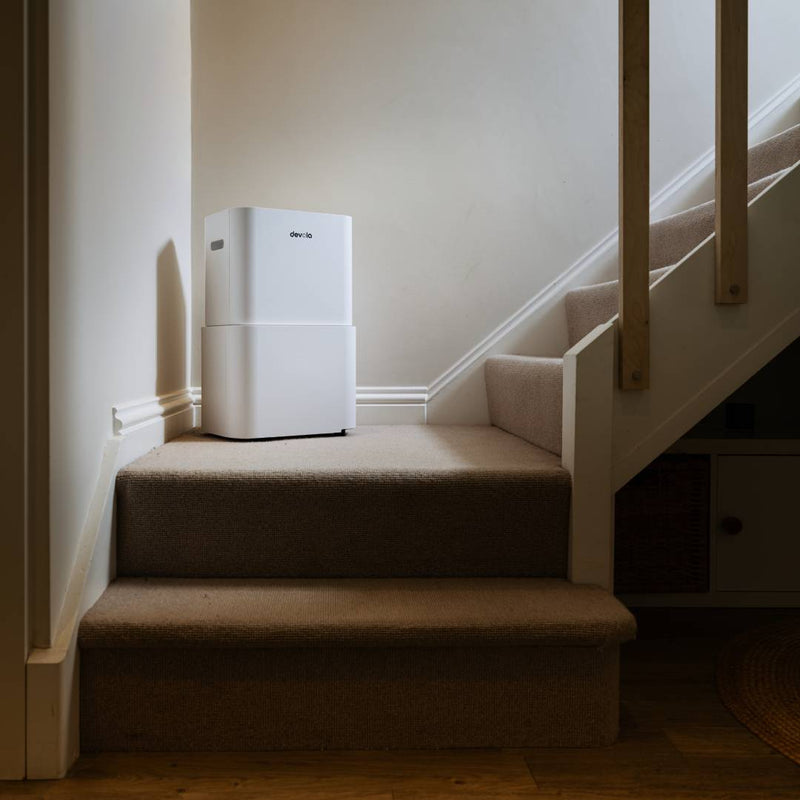 Devola 20L Platinum Hybrid Dehumidifier and Air Purifier White, with HEPA filter - DVHA20L, Image 13 of 13
