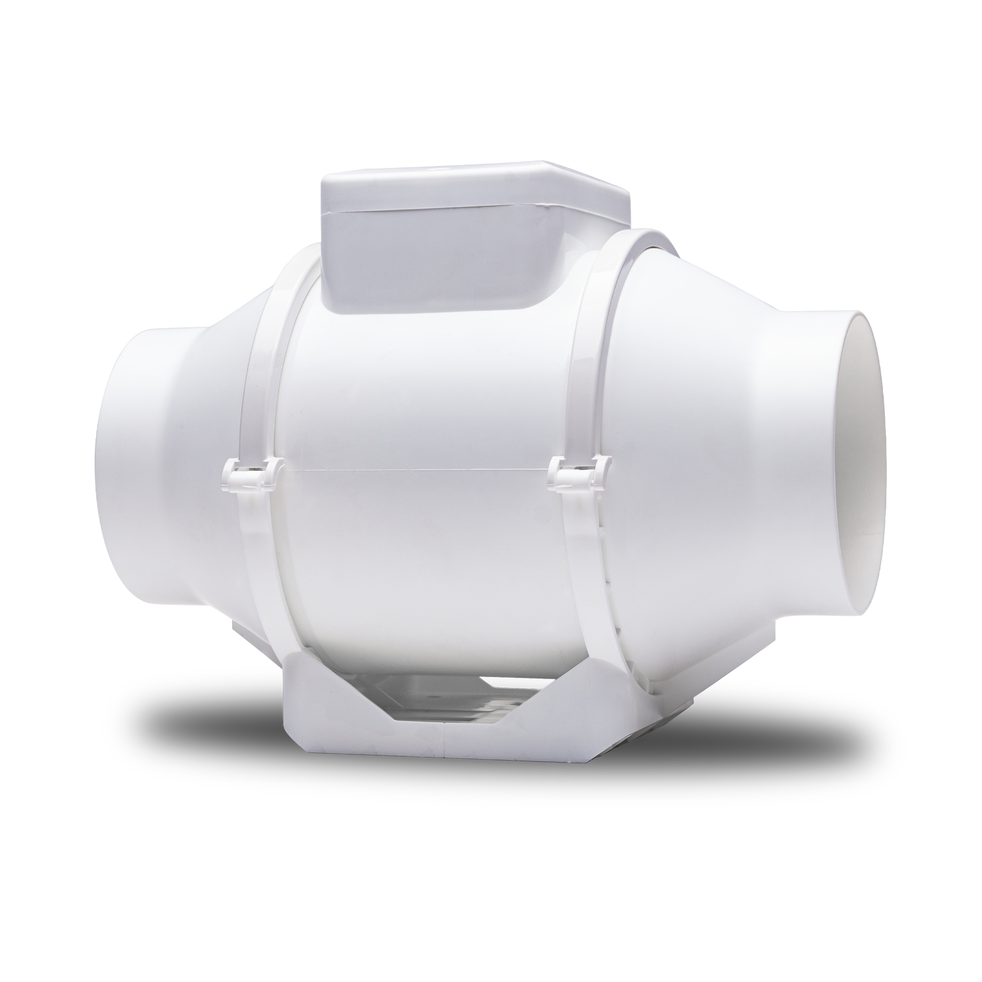Devola 100mm In-Line Mixed Flow Extractor Fan with Timer - DVILF100T