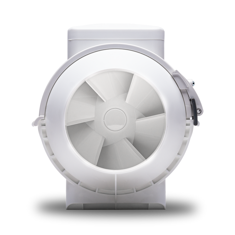 Devola 100mm In-Line Mixed Flow Extractor Fan with Timer - DVILF100T, Image 4 of 11