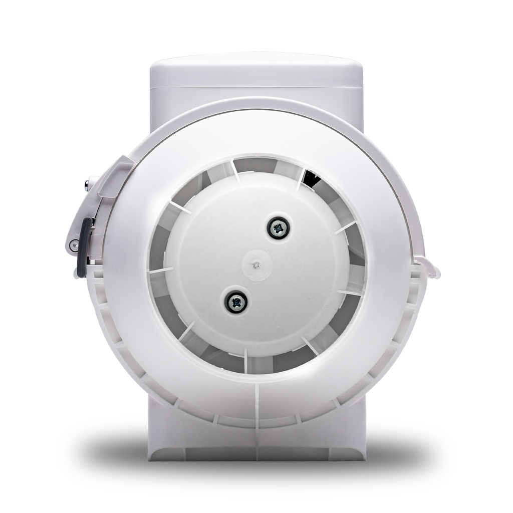 Devola 100mm In-Line Mixed Flow Extractor Fan with Timer - DVILF100T