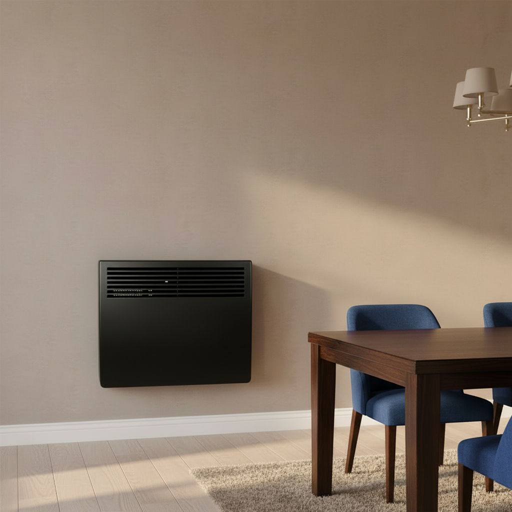Devola 1kW Eco Panel Heater - Black - DVM10B