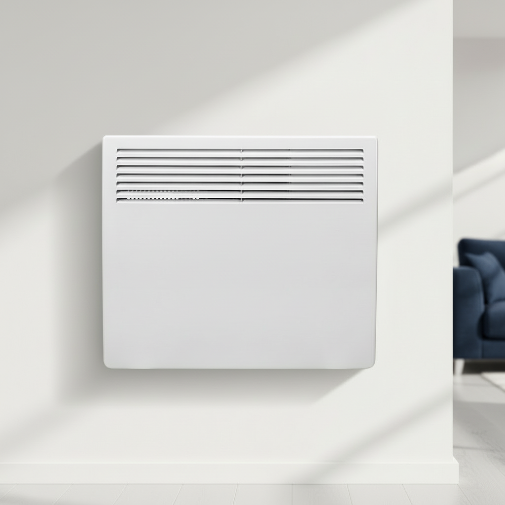 Devola-M 1000W Panel Heater with 7 Day Timer IP24 - White with Tuya WIFI - DVM10WF