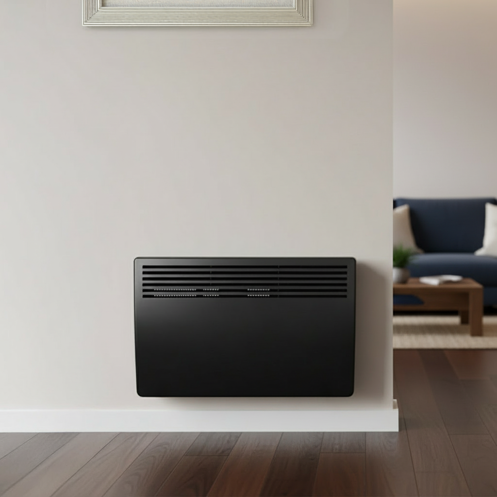 Devola 1.5kW Eco Panel Heater - Black - DVM15B