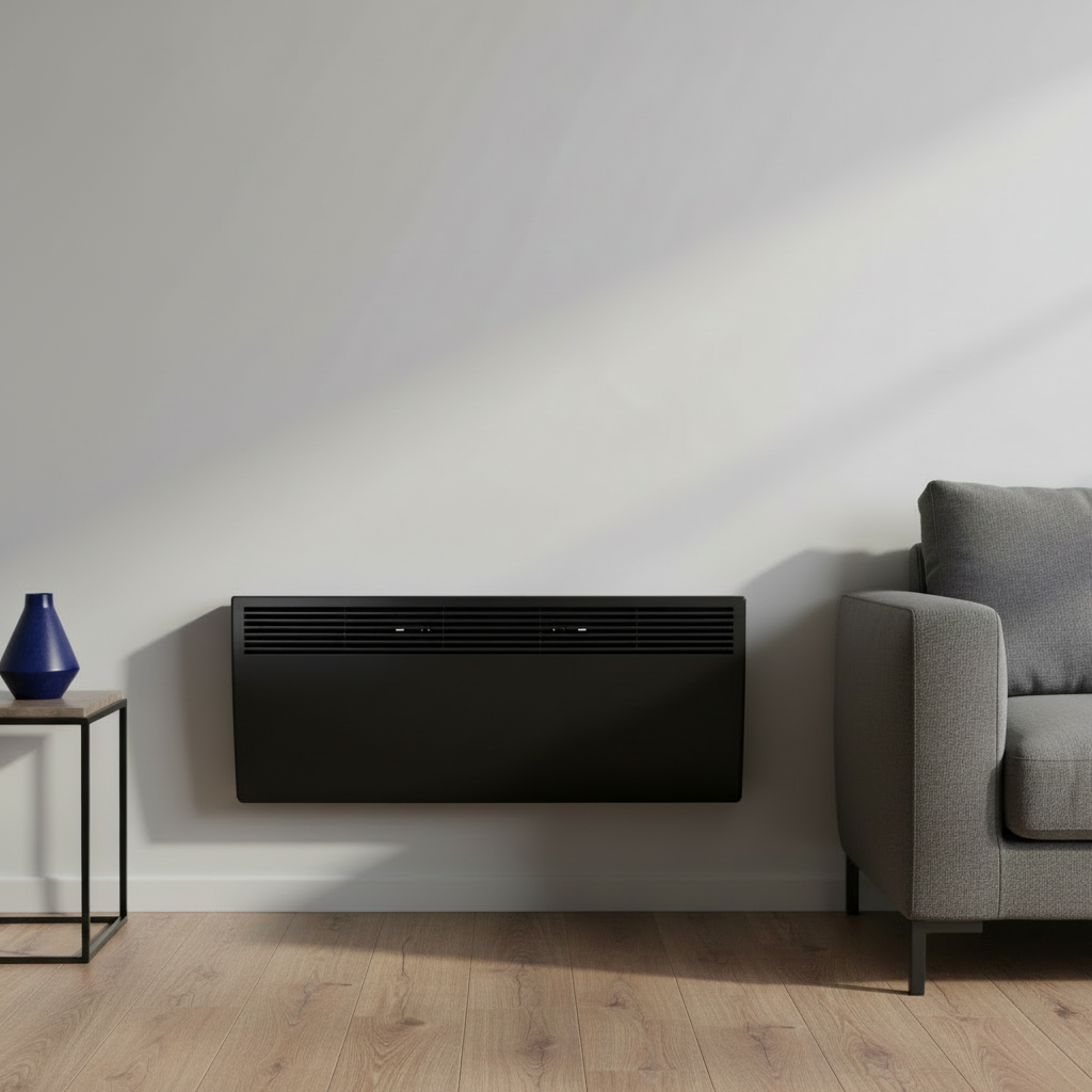 Devola 2.4kW Eco Panel Heater - Black - DVM24B