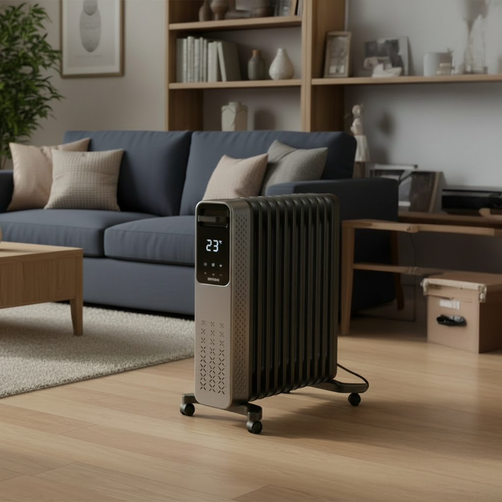 Devola 2500W Oil Filled Radiator 11 Fin, Anthracite - DVOFR2500B