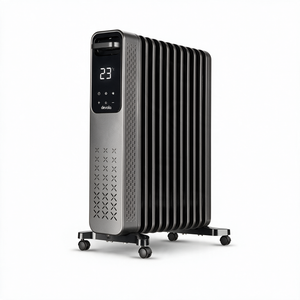 Devola 2500W Oil Filled Radiator 11 Fin, Anthracite - DVOFR2500B