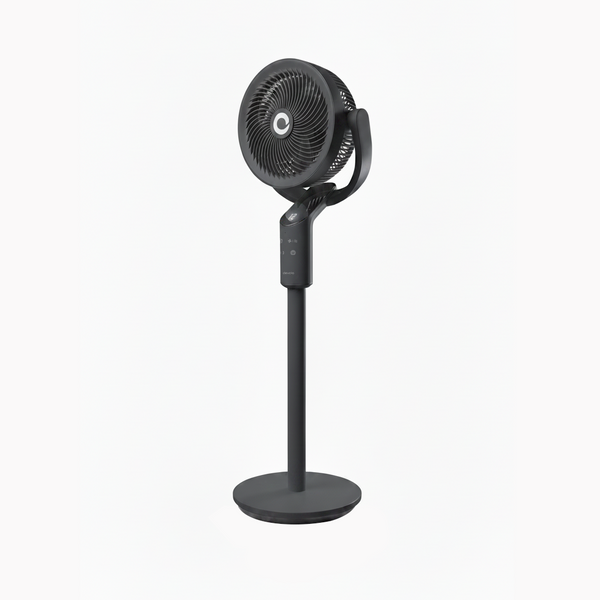 Devola Platinum Low Noise 8 Inch Pedestal Fan, Grey - DVPF8DCB
