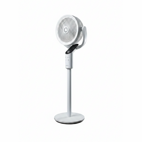Devola Platinum Low Noise 8 Inch Pedestal Air Circulator, White - DVPF8DCW