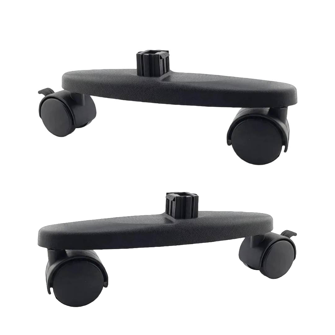 Devola Replacement Feet with Castors for DVM Range, Black