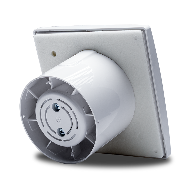 Devola 100mm Quiet Mixed Flow Bathroom Extractor Fan - DVQF100
