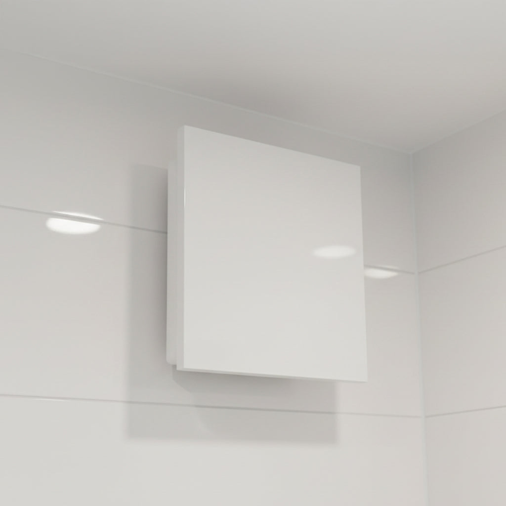 Devola 100mm Quiet Mixed Flow Tile Bathroom Extractor Fan with Timer - DVQTF100T