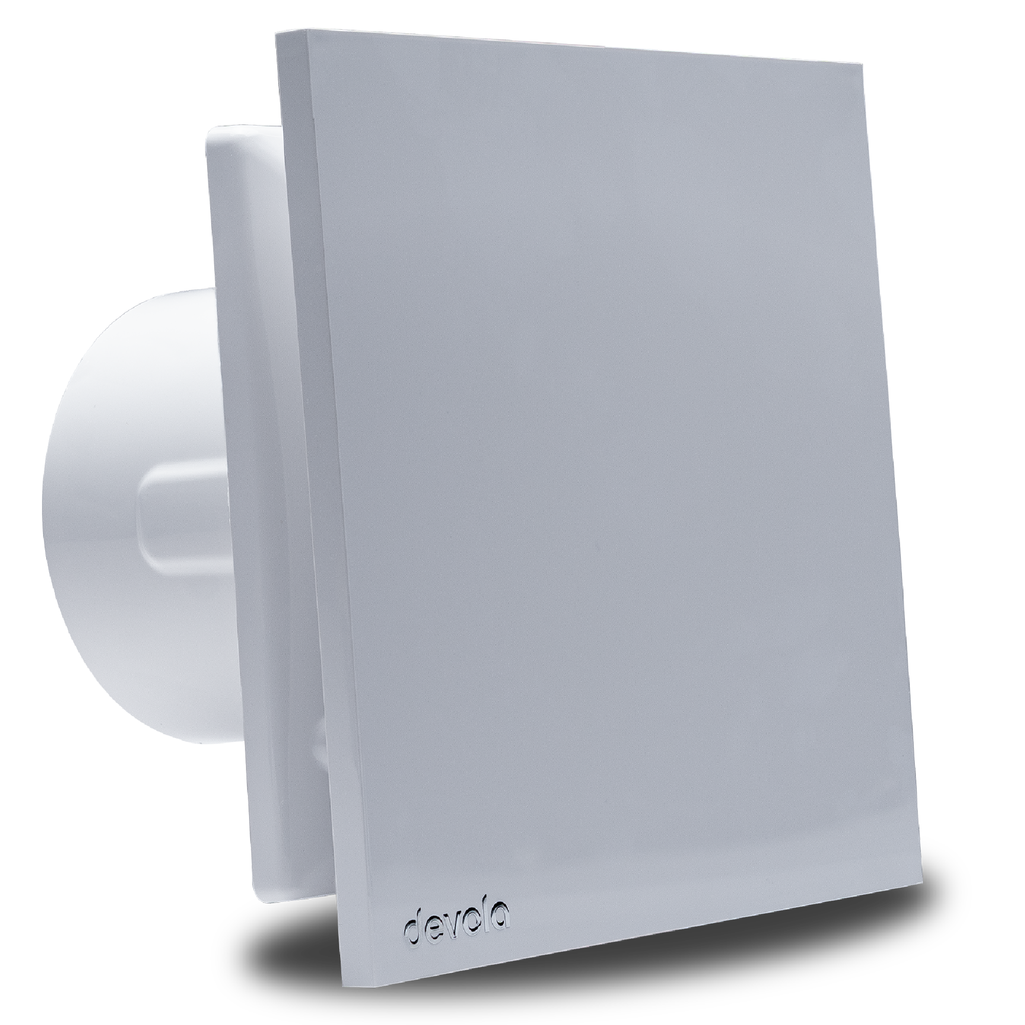 Devola 100mm Quiet Mixed Flow Tile Bathroom Extractor Fan with Humidity Sensor - DVQTF100H