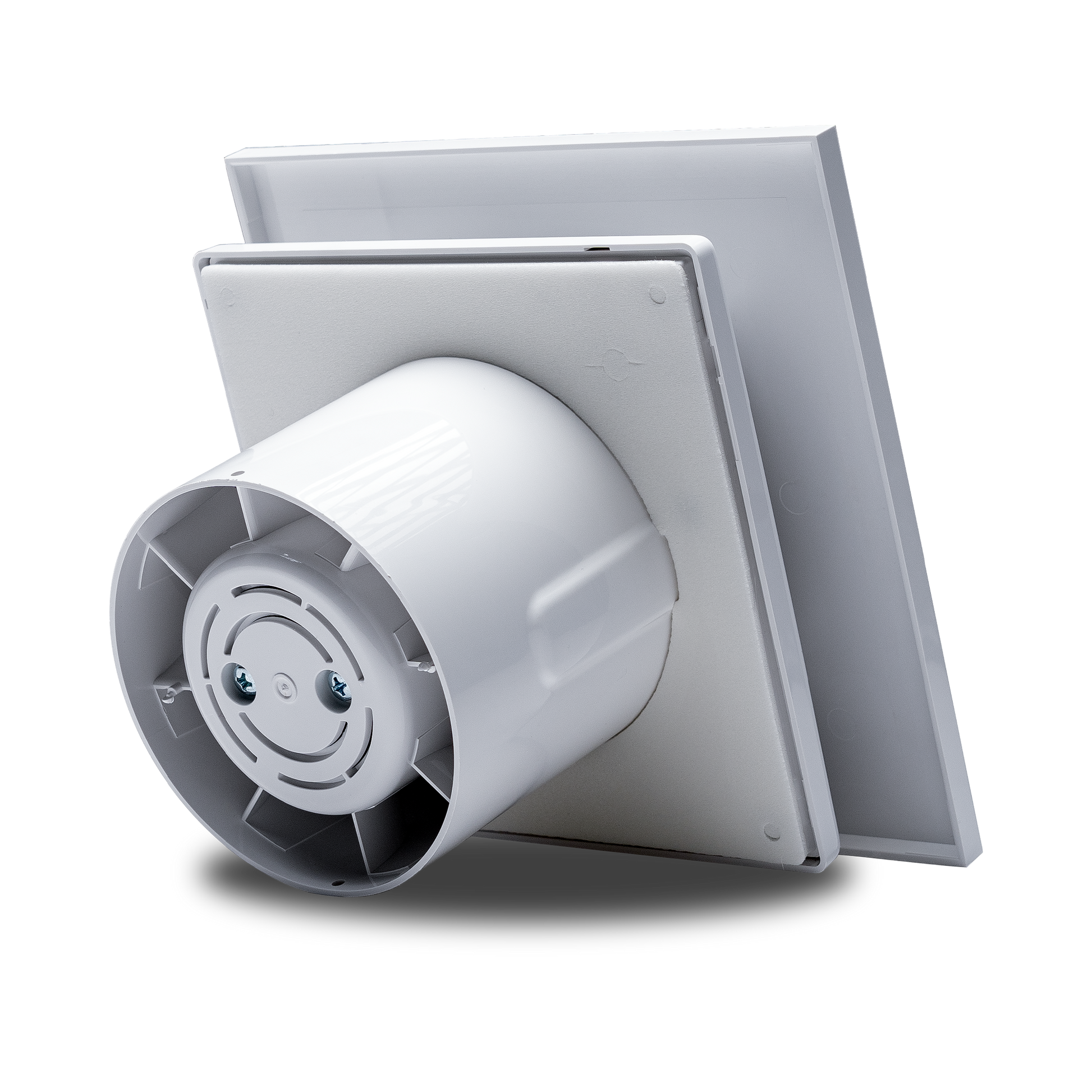 Devola 100mm Quiet Mixed Flow Tile Bathroom Extractor Fan with Timer - DVQTF100T