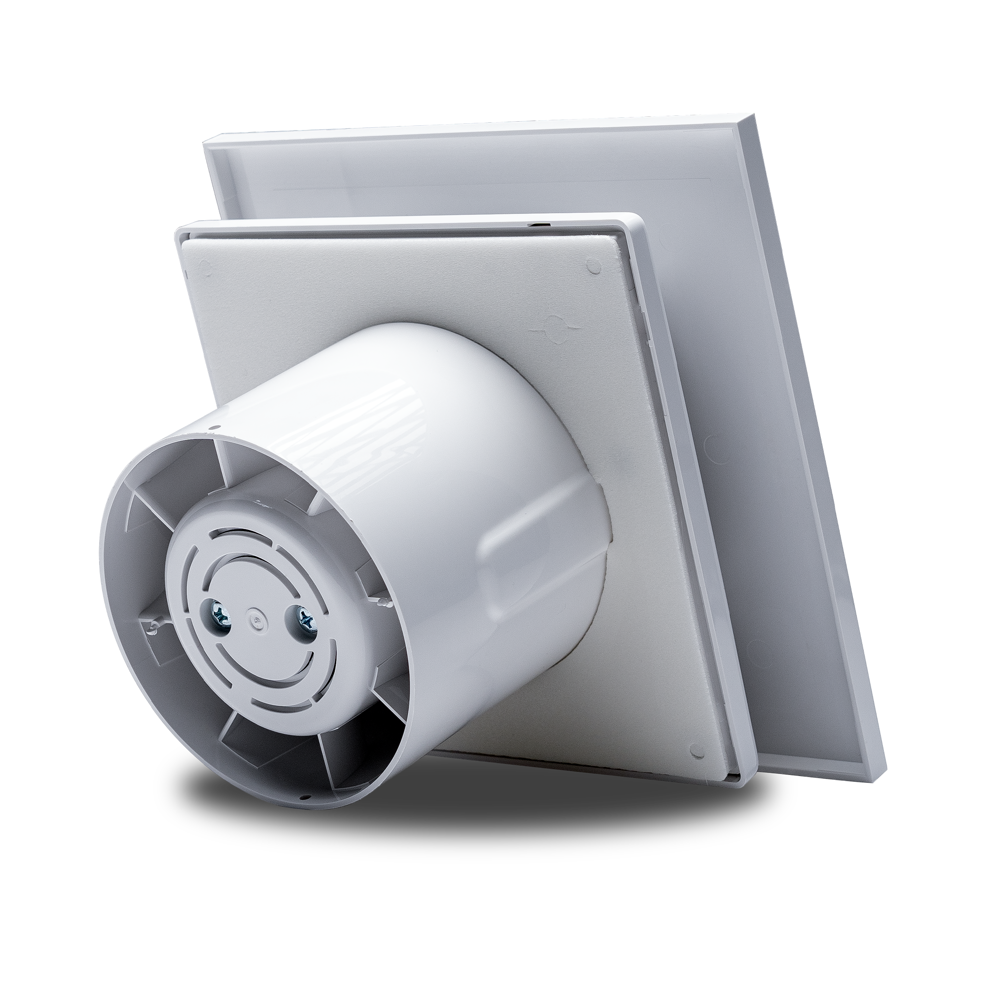 Devola 100mm Quiet Mixed Flow Tile Bathroom Extractor Fan with Humidity Sensor - DVQTF100H