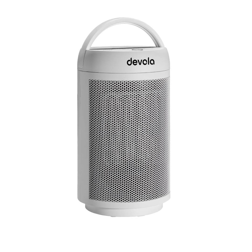 Devola 1500W Portable Ceramic Fan Heater, White -  DVSFH15WW